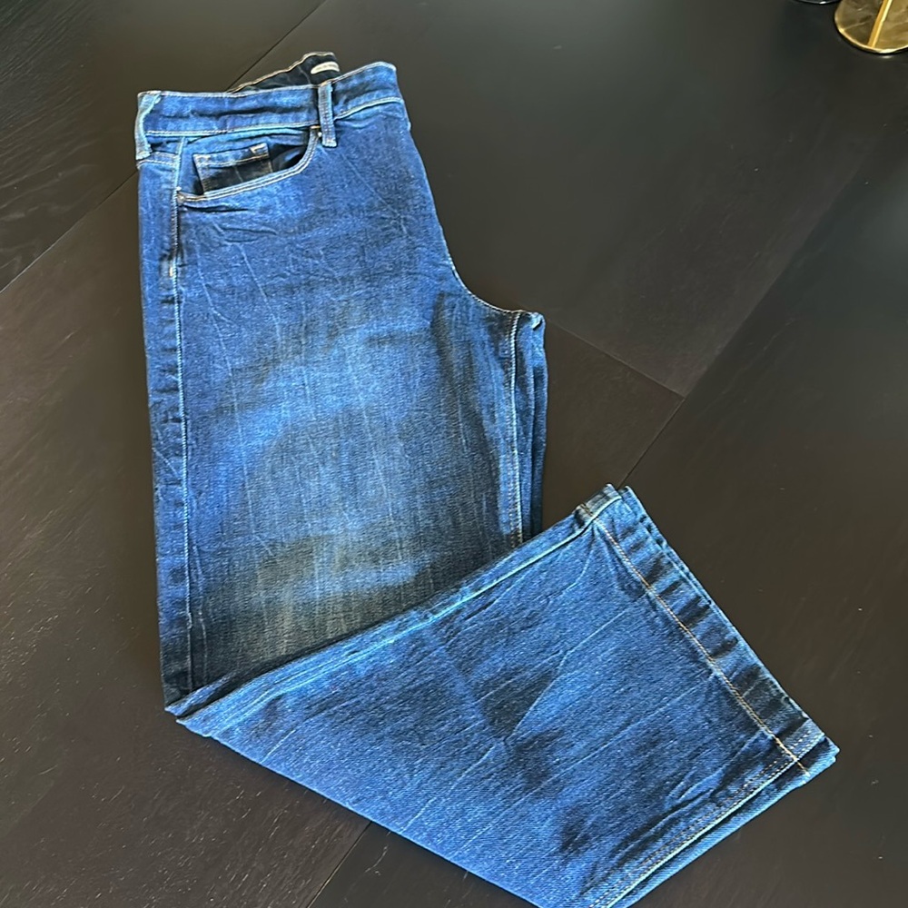 Old Navy high rise slim wide leg jeans
